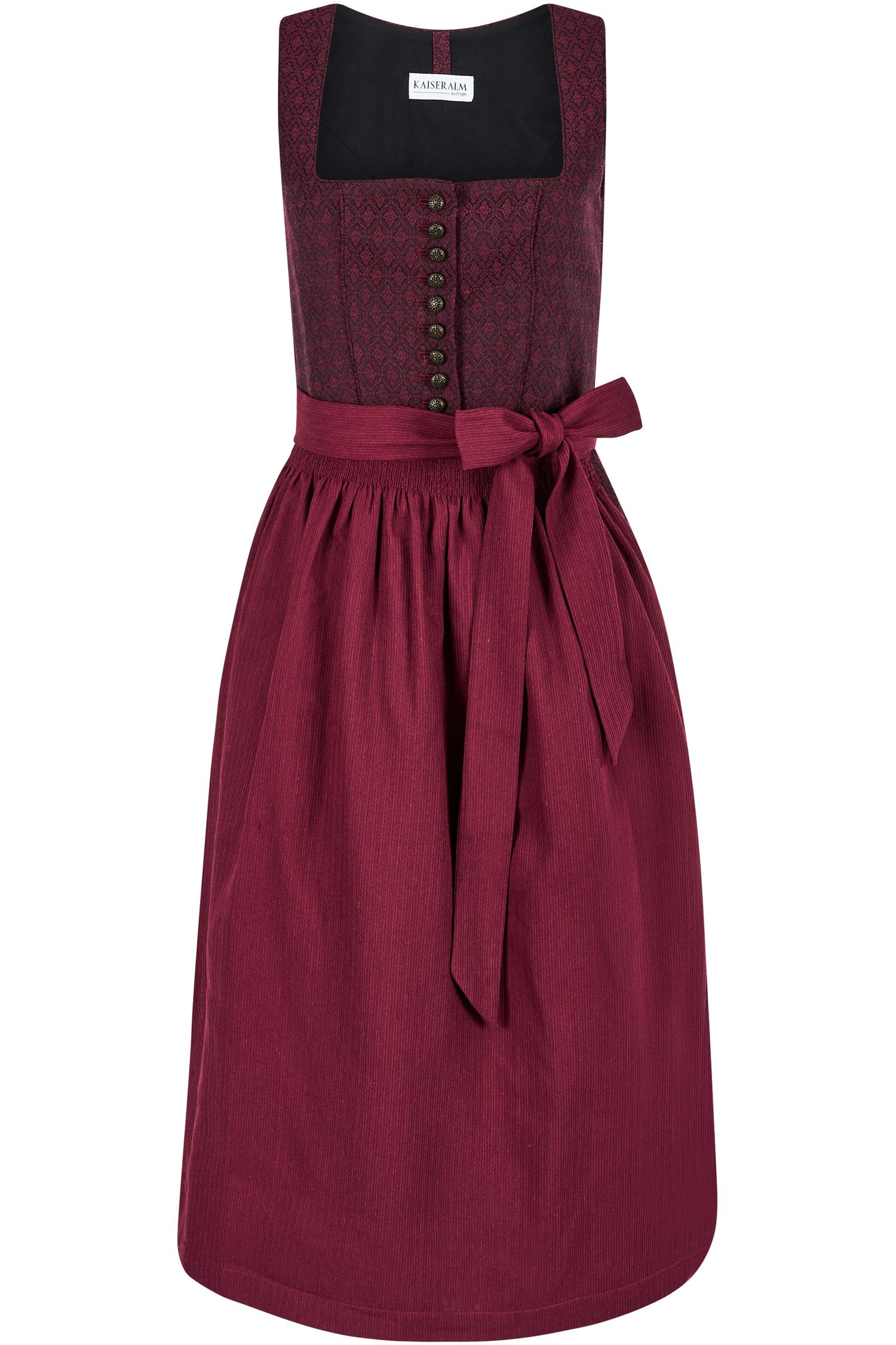 Dirndl Daria von Kaiseralm in Bordeaux Dirndl Dara von Kaiseralm in Bordeaux